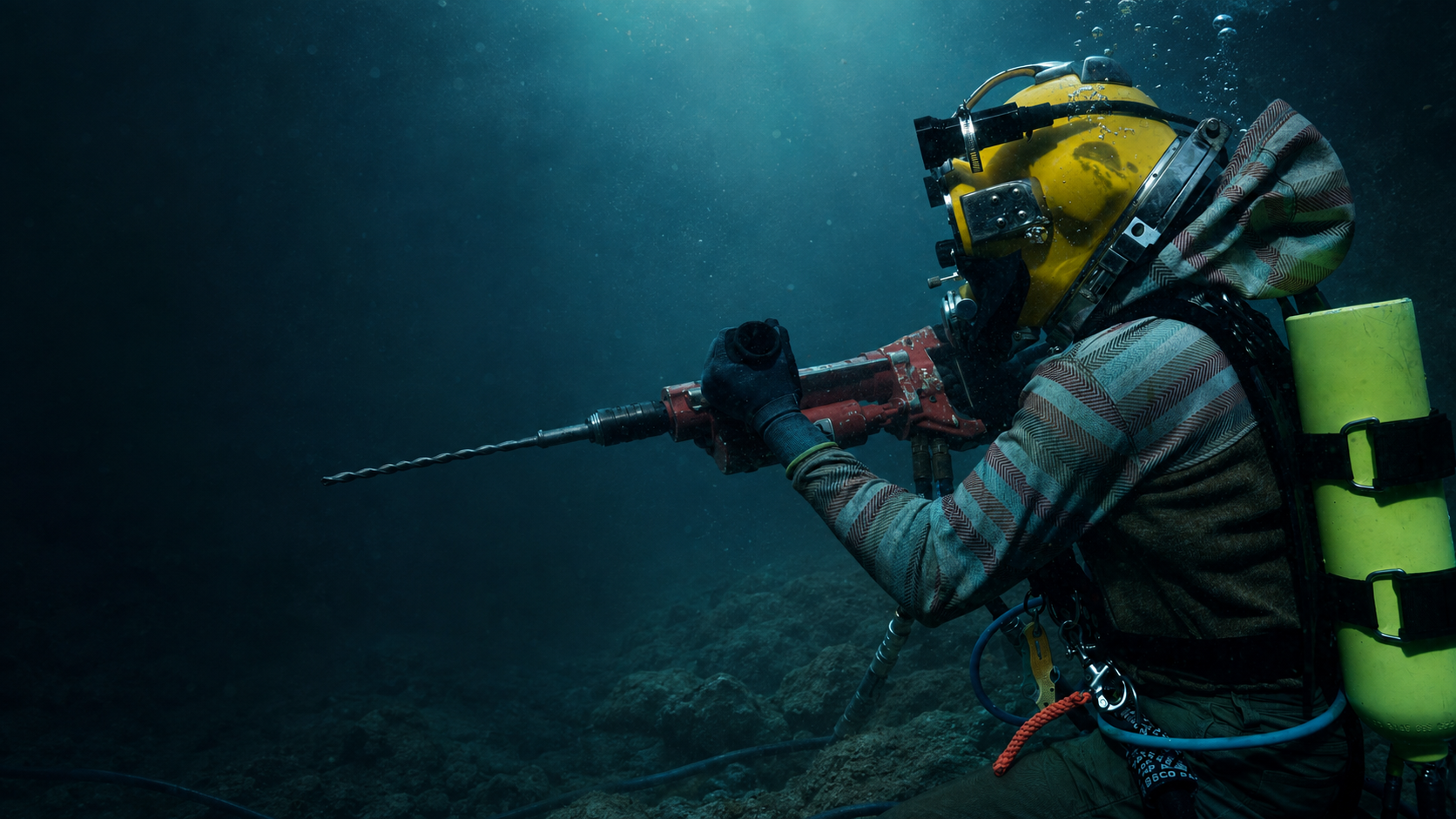Underwater Hydraulic Drills