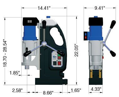 CS Unitec MAB 845 220 Volt Portable Magnetic Drill