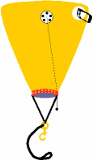 Carter CB-25 Open Bottom Lift Bags (Lifts 25 lbs)