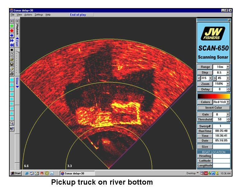 JW Fishers Scan-650 Scanning Sonar
