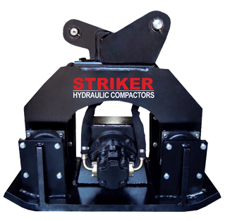 Striker SC60T Hydraulic Plate Compactor w/ Pin & Bush Kit (6400 lbs centrifugal force) Striker SC60T Hydraulic Plate Compactor w/ Pin & Bush Kit (6400 lbs centrifugal force)