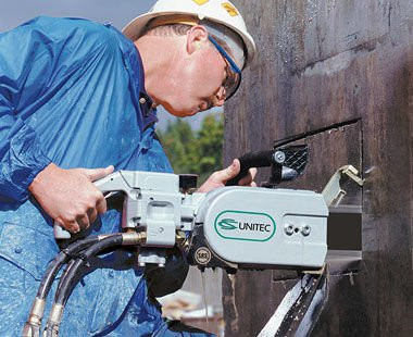 CS Unitec 11hp 10" Hydraulic Concrete Cutting Chain Saw
