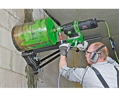 CS Unitec Hand-Held Core Drill, Wet & Dry, Electric, 24.5 Amp, 230 / 500 / 1030 RPM, Wt: 28 lbs.