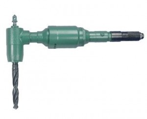 CS Unitec ATEX Approved Pneumatic Corner Drill - #1 Morse Taper