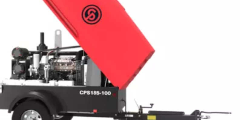Chicago Pneumatic CPS 185-100 KoD T4F Portable Rotary Screw Air Compressor 185 CFM