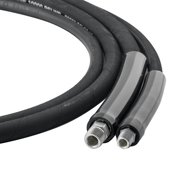 CS Unitec 25' Hose, 1/2" feed and 1/2" return with 3/8" flush face couplers