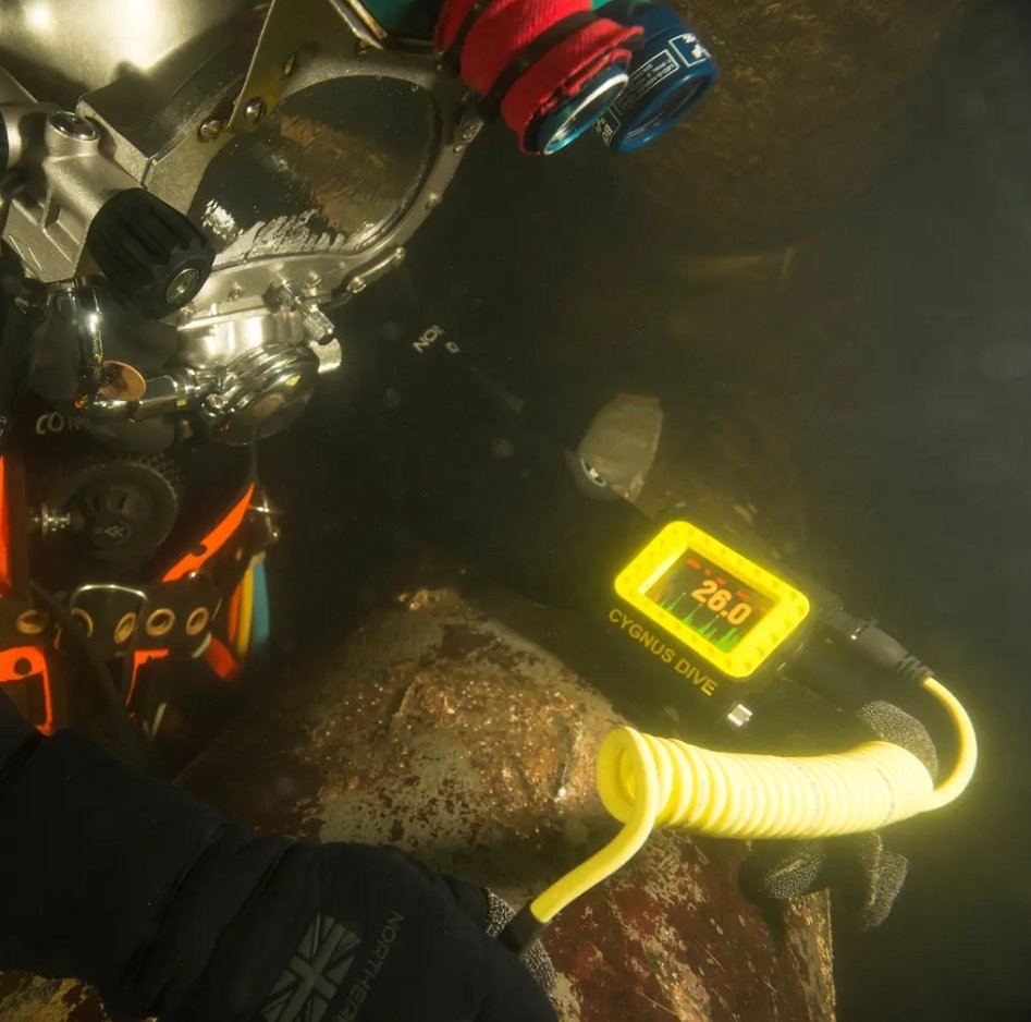 Cygnus Dive 001-7200/3 Wrist-Mountable Underwater Thickness Gauge w/ S2C Probe