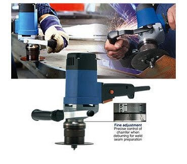 CS Unitec Beveling Machine, 3000 SFPM, 10 Amps, 110V, 2.5mm radius, Wt: 15 lbs.