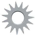 CS Unitec Cutting Teeth Set (16 pcs), straight (star) teeth, 1/8" width, for EPF 1503
