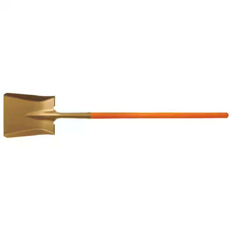 CS Unitec Non-Sparking Ex1005-270A Square Point Shovel with a Straight Nupla Handle AlBr