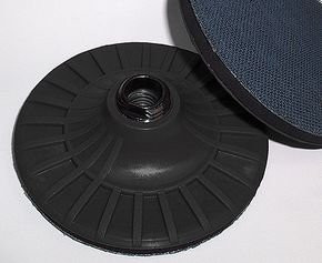 CS Unitec Special FIX Backing Disc with PUR Foam Absorption Coating – 6" dia. X 5/8"-11 arbor