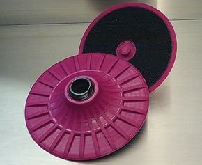 CS Unitec Special FIX Backing Pad with Centering Pin without Foam – 6" dia. X 5/8"-11 arbor