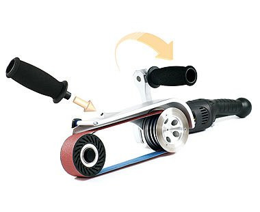CS Unitec PIPE-MAX Weld Seam Grinder / Pipe Sander, Electric, 110V, 950-3500 rpm,