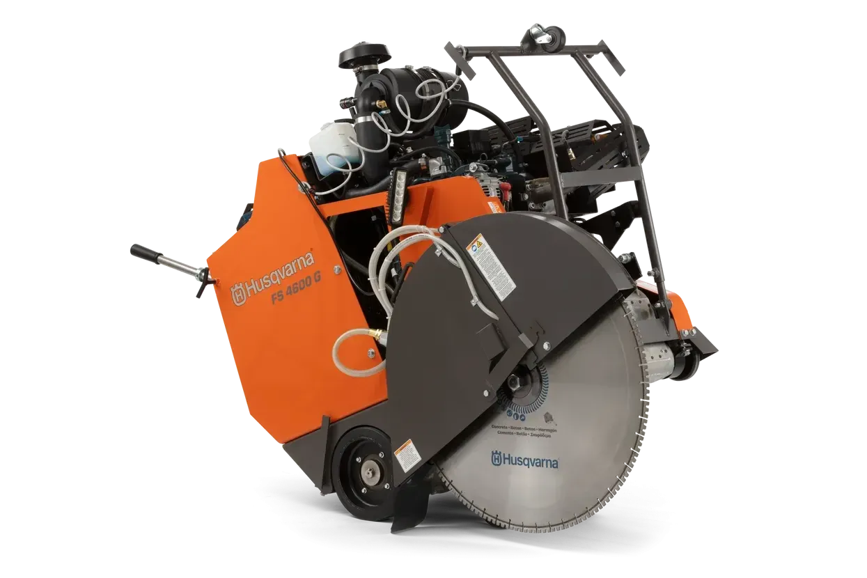 Husqvarna FS 4600 G 30 in Gas Concrete & Asphalt Flat Saw - 49.6 hp (37 kW), 30 in (762 mm) Blade, 12.5 in (318 mm) Cutting Depth