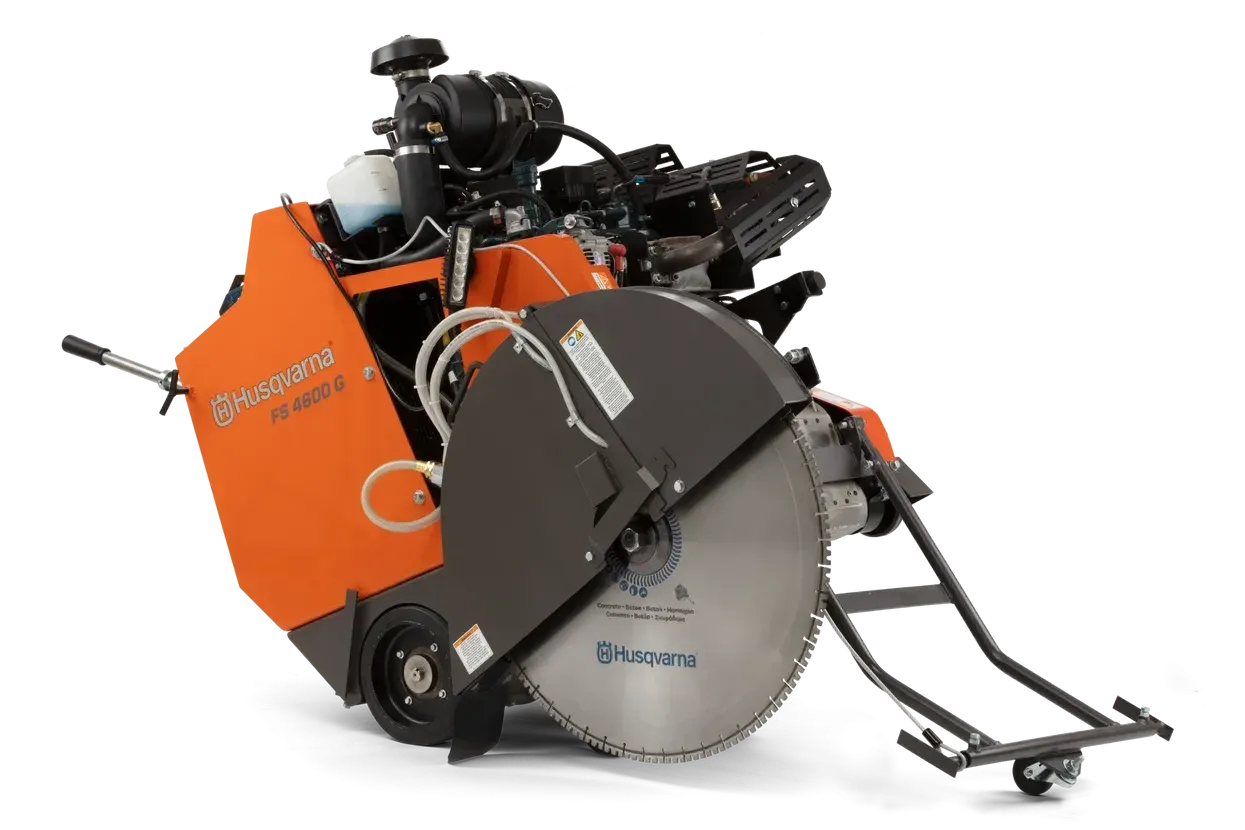 Husqvarna FS 4600 G 30 in Gas Concrete & Asphalt Flat Saw - 49.6 hp (37 kW), 30 in (762 mm) Blade, 12.5 in (318 mm) Cutting Depth