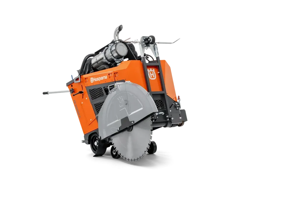 Husqvarna FS 5000 D 26-Inch 1-Speed Diesel Concrete & Asphalt Flat Saw - 47.6 hp (35.5 kW), 26 in (660 mm) Blade, 10.5 in (267 mm) Cutting Depth