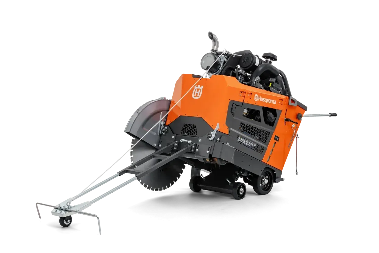 Husqvarna FS 5000 D 26-Inch 1-Speed Diesel Concrete & Asphalt Flat Saw - 47.6 hp (35.5 kW), 26 in (660 mm) Blade, 10.5 in (267 mm) Cutting Depth