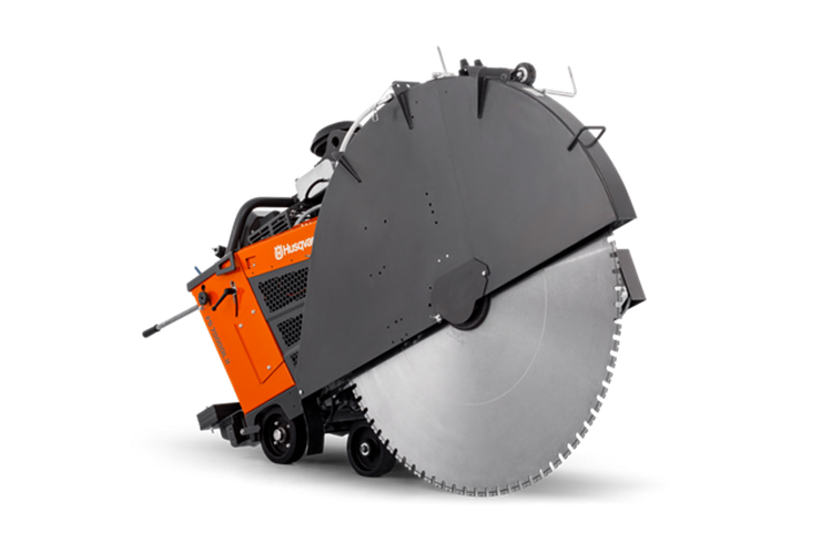 Husqvarna FS 7000 DL 60-Inch 3-Speed Diesel Concrete & Asphalt Flat Saw - 74.3 hp (55 kW), 60 in (1,524 mm) Blade, 25 in (635 mm) Cutting Depth, E-Tracking