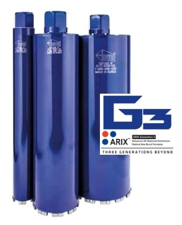 Diteq D31546 Arix G3 Pro Wet/Dry C-42AXG3 3" (Reinforced Concrete) Diteq D31546 Arix G3 Pro Wet/Dry C-42AXG3 3" (Reinforced Concrete)