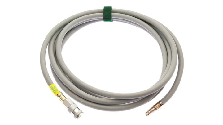Sava 611199 Grey inflation hose, 33 ft, Nytrile with Safety couplers (15 Bar/218 PSI)