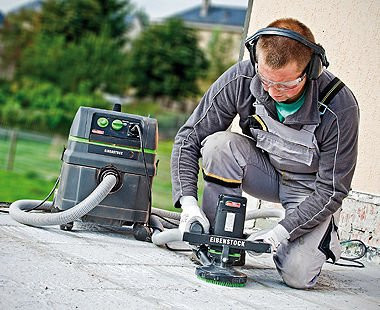 CS Unitec Concrete Grinder - 5", 16 Amp, 10,000 RPM with diamond grinding wheel