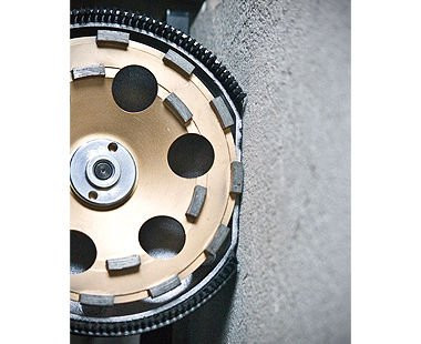 CS Unitec Concrete Grinder - 7", 20 Amp, 9,500 RPM with diamond grinding wheel