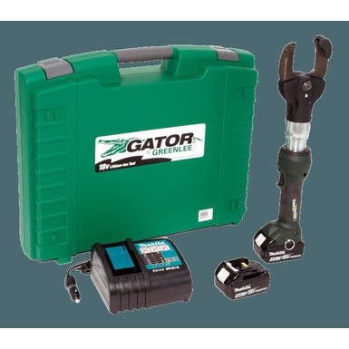 Greenlee 2 INCH CUTTER WITH TWO 4.0AH BATTERIES, 12V CHARGER & CASE