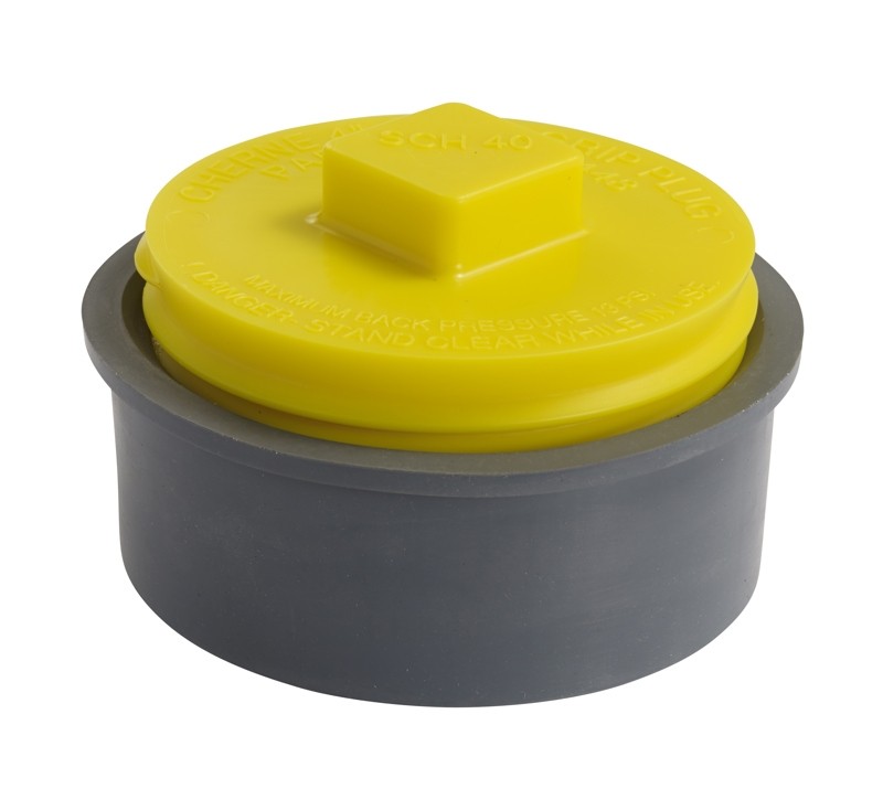 Cherne Mechanical Plugs 271448 4in. SCH-40 Sure-Grip Plug Cherne Mechanical Plugs 271448 4in. SCH-40 Sure-Grip Plug