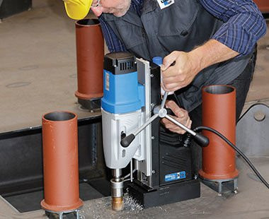 CS Unitec MABasic 850-220 Volt Four-Gear Portable Magnetic Drill