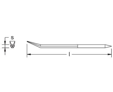 CS Unitec Non-Sparking EX1301-800B Pinch Bar CuBe