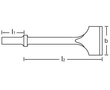 CS Unitec Non-Sparking Ex310AH-50A 2" Pneumatic Chisel AlBr