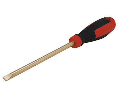 CS Unitec Non-Sparking Ex801-6B 6" Flat Head Screwdriver