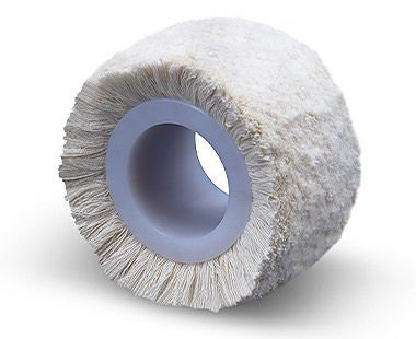 CS Unitec Cotton Buffing Wheel – for highest mirror finish –3-1/2" x 4".