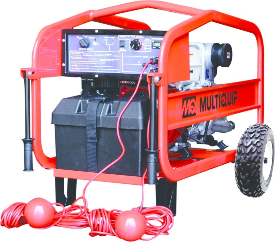 Multiquip QP3TI Gasoline-Powered Trash Pump