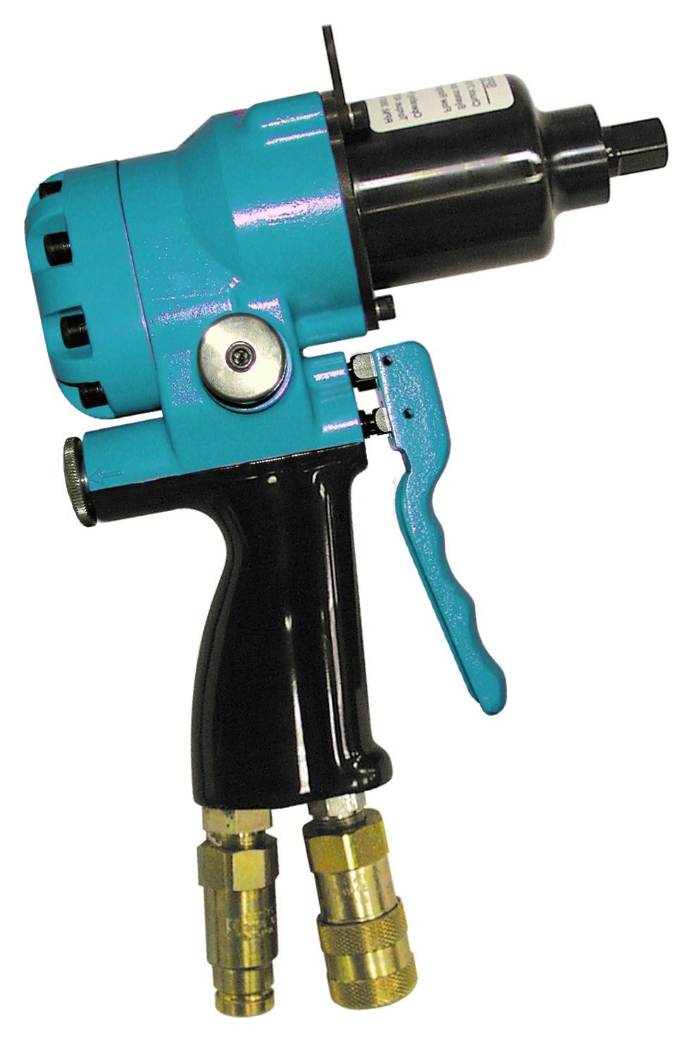 Reliable Equipment REL-425C Underwater Hydraulic 7/16" Hex Drive w/ 1/2" Square Drive Adapter (Includes Hose Whips & Couplers)