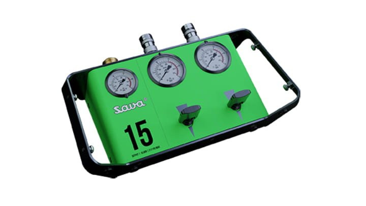 Sava NOVA High-Pressure Heavy Duty Lifting Bags  controller (15 BAR/ 218 PSI)