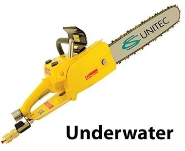 CS Unitec 5 1028 0040 Pneumatic 25" Chain Saw w/ Brake (ATEX & U/W Capable)