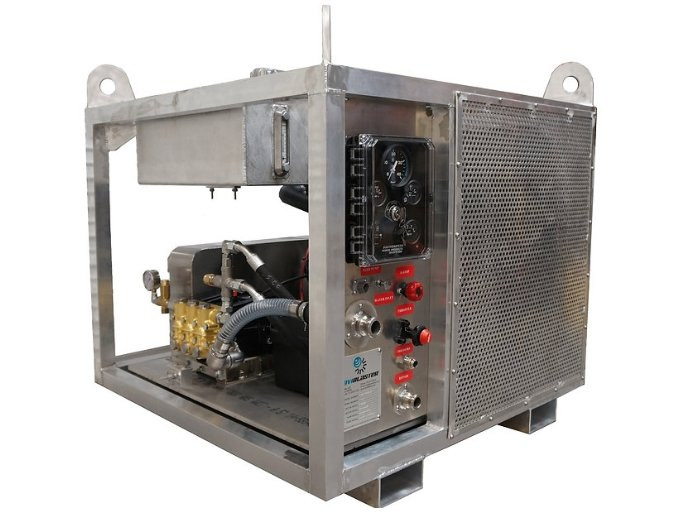 CaviBlaster 2022-D Alum Skid w/Fork-lift Slots