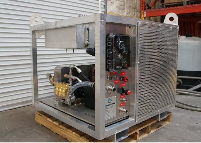 CaviBlaster 2022-D Alum Skid w/Fork-lift Slots