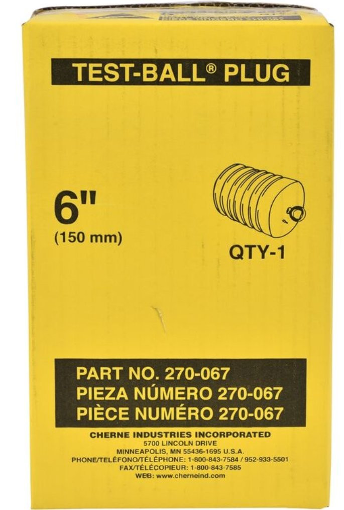 Cherne 270067 6" Test Ball