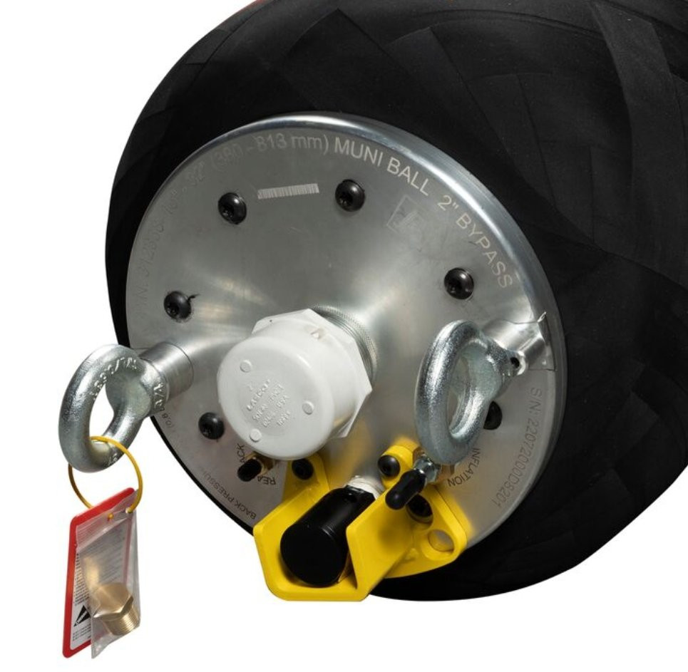 Cherne 312338 15-32 in. I-Series Test-Ball with 2" Bypass 