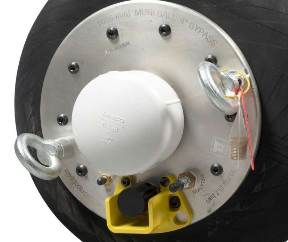 Cherne 314428 20-40 in. I-Series Test-Ball with 4" Bypass