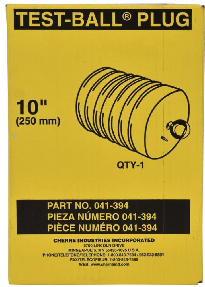 Cherne 41394 10 in. Single-Size Underground Test-Ball
