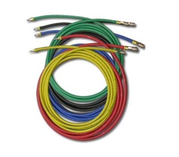 Sava 77678S32 Black inflation hose, 32 ft, Nytrile with SAE couplers