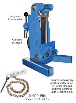 Reliable Equipment REL-SPP Hydraulic Sign Post Puller