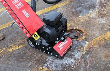 CS Unitec Trelawny 320.2404T TFP 200 8" Walk-Behind Electric Concrete Scarifiers (230v)