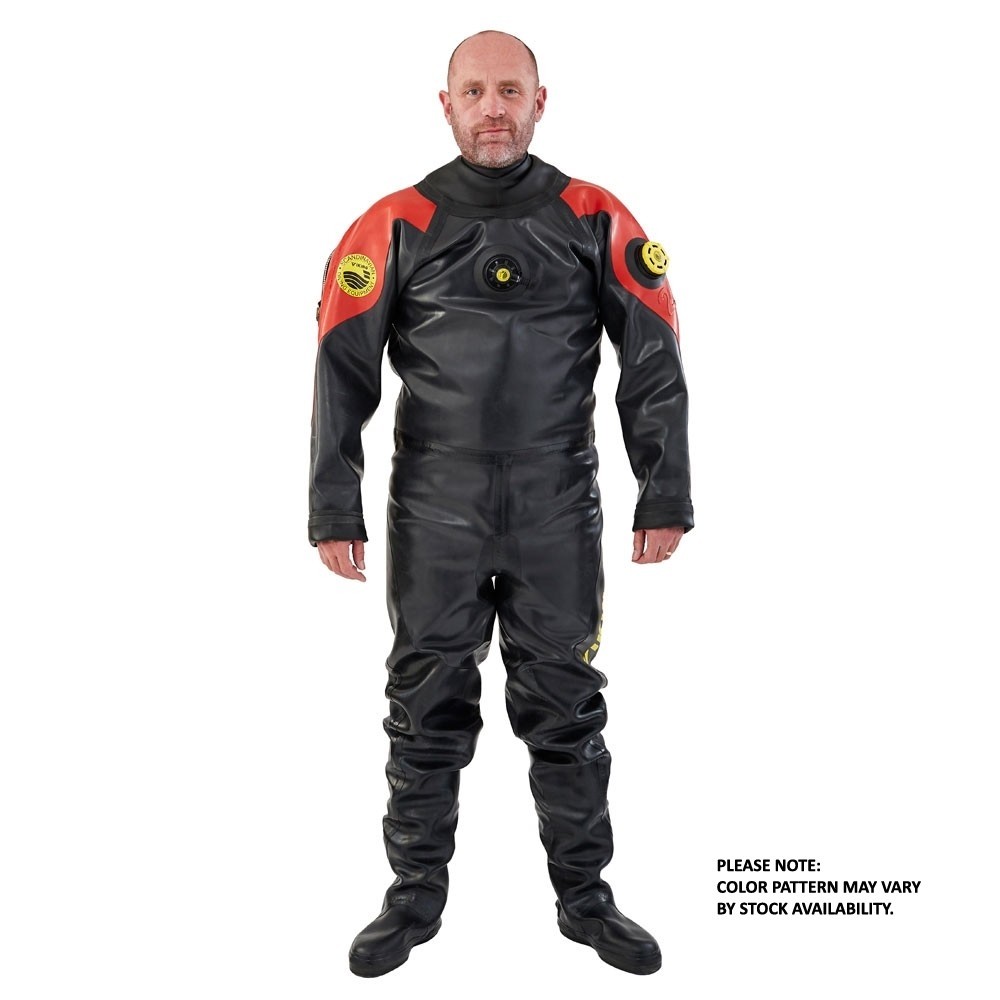 Viking PRO 1050 g/m2 Vulcanized Rubber Drysuit with Latex Neck Seal 