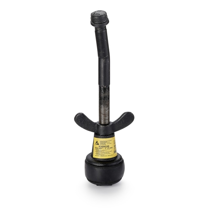 Cherne Mechanical Plugs 268038 3in. Iron Grip Bypass Plug