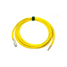 Sava 611183 Yellow inflation hose, 16 ft, Nytrile with Safety couplers (12 Bar/174 PSI)