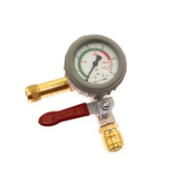 Sava 76681 Ball Valve Hand-held Single Fitting Inflation Controller (8 Bar/116 PSI)